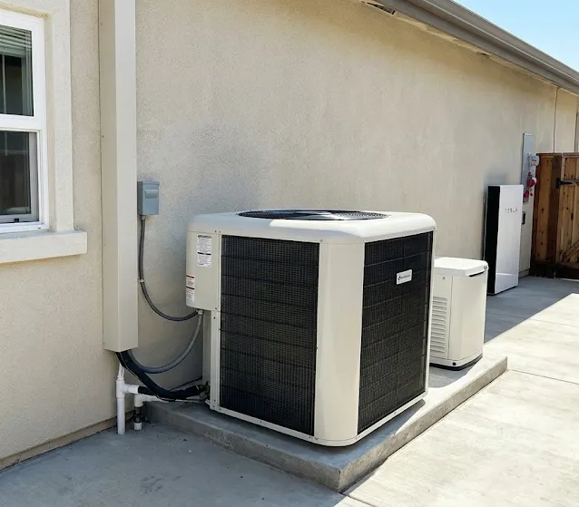 Modern Outdoor Heat Pump Unit